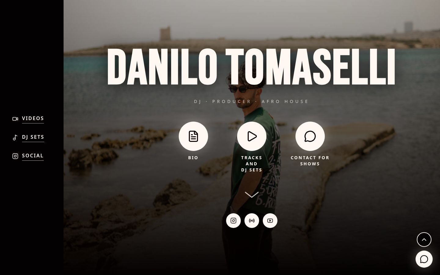 Danilo Tomaselli website preview